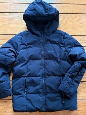 Marmot black Kids Polar Down Jacket - 700 fill
